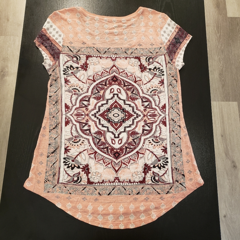 LUCKY BRAND Persian Carpet Graphic Tee - Picture 5 of 7